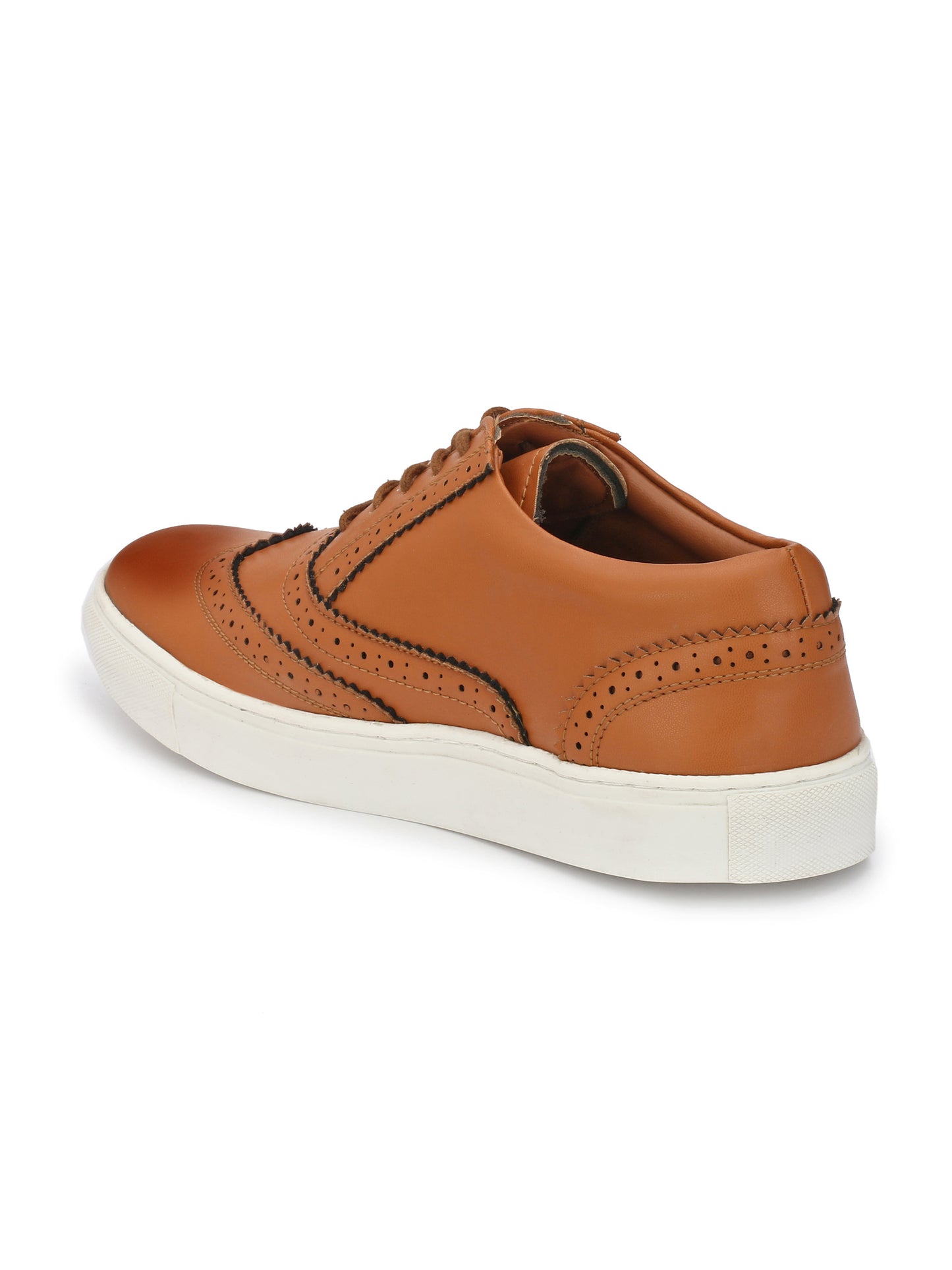 Guava Men's Tan Brogue Lace Up Sneaker (GV15JA520)