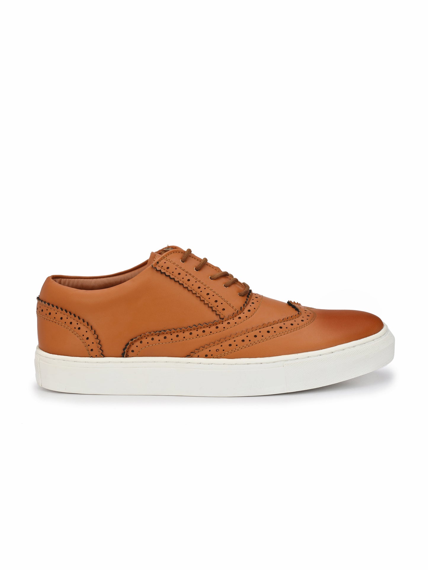 Guava Men's Tan Brogue Lace Up Sneaker (GV15JA520)