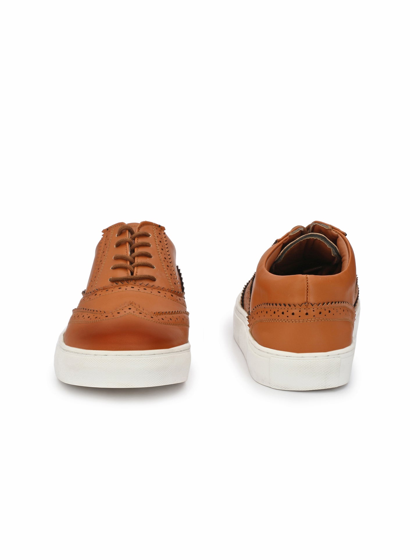 Guava Men's Tan Brogue Lace Up Sneaker (GV15JA520)