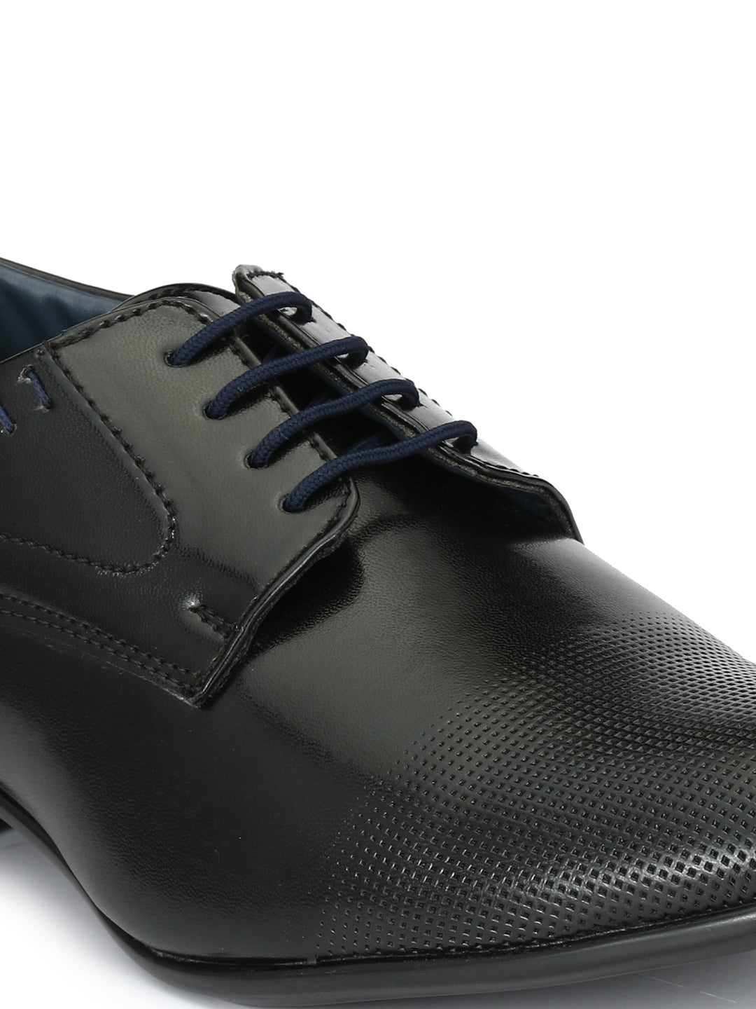 Guava Men's Black Derby Lace Up Formal Shoes (GV15JA525)
