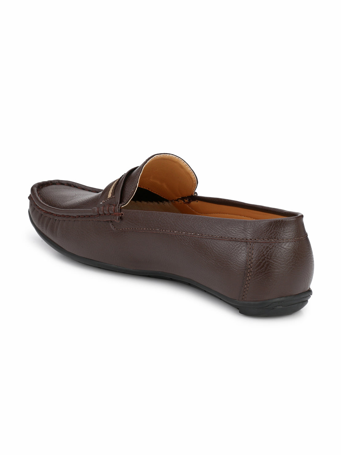 Guava Men's Brown Casual Slip On Driving Loafers (GV15JA570)