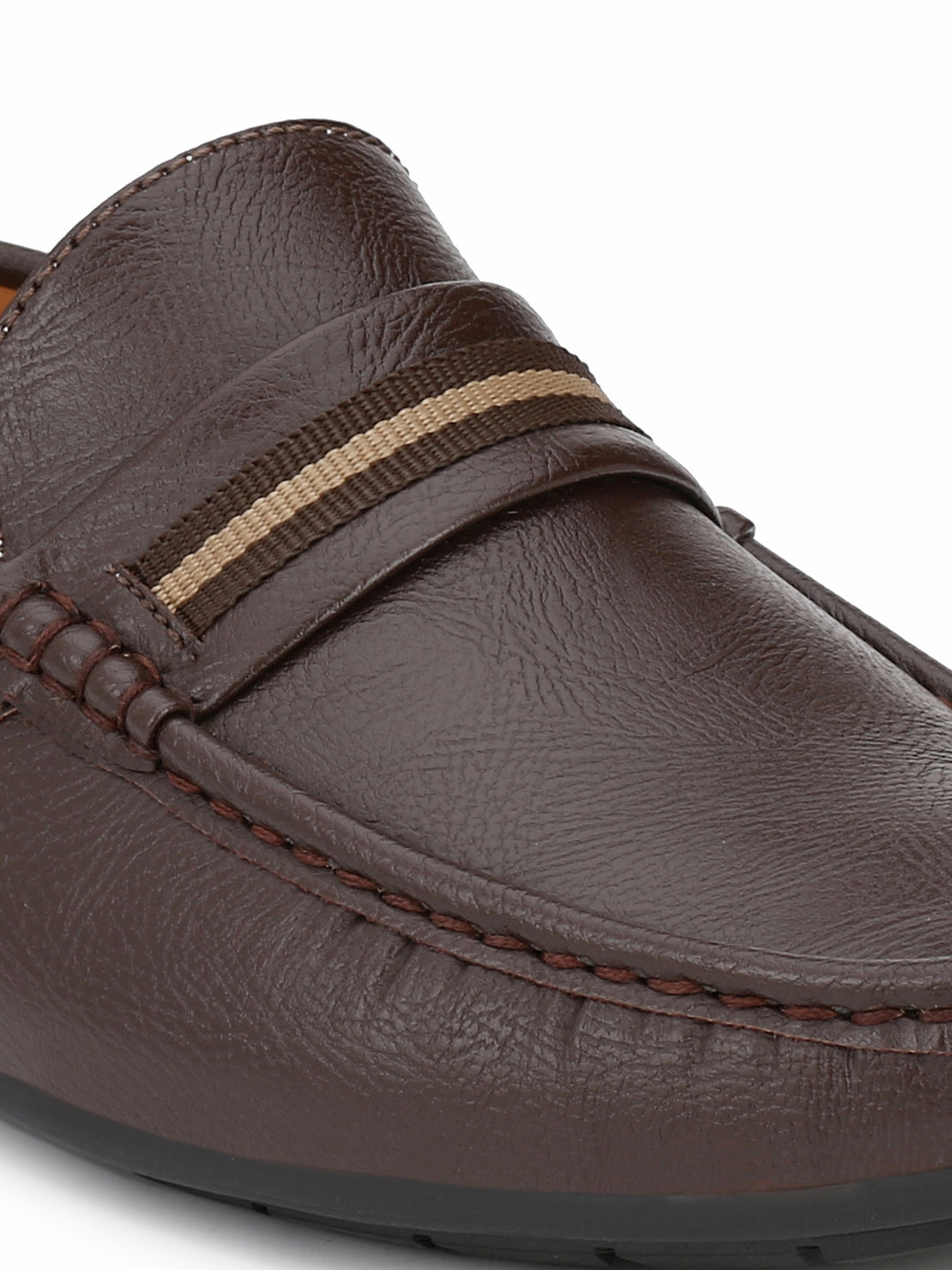 Guava Men's Brown Casual Slip On Driving Loafers (GV15JA570)