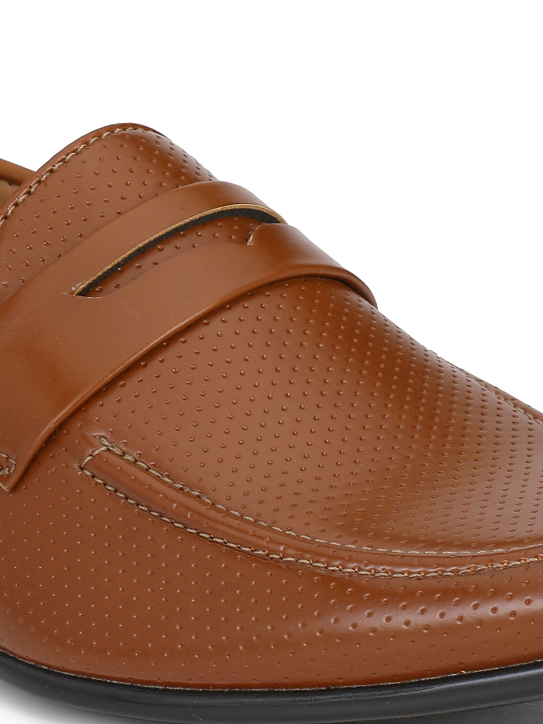 Guava Men's Tan Penny Slip On Formal Shoes (GV15JA578)