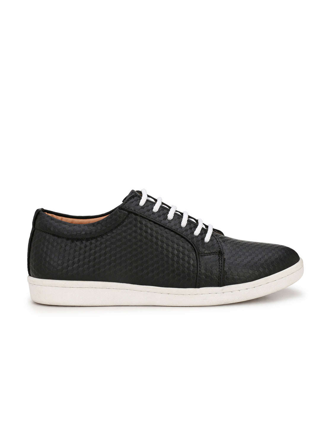 Guava Men's Black Diamond Cut Comfy Lace Up Sneaker (GV15JA602)