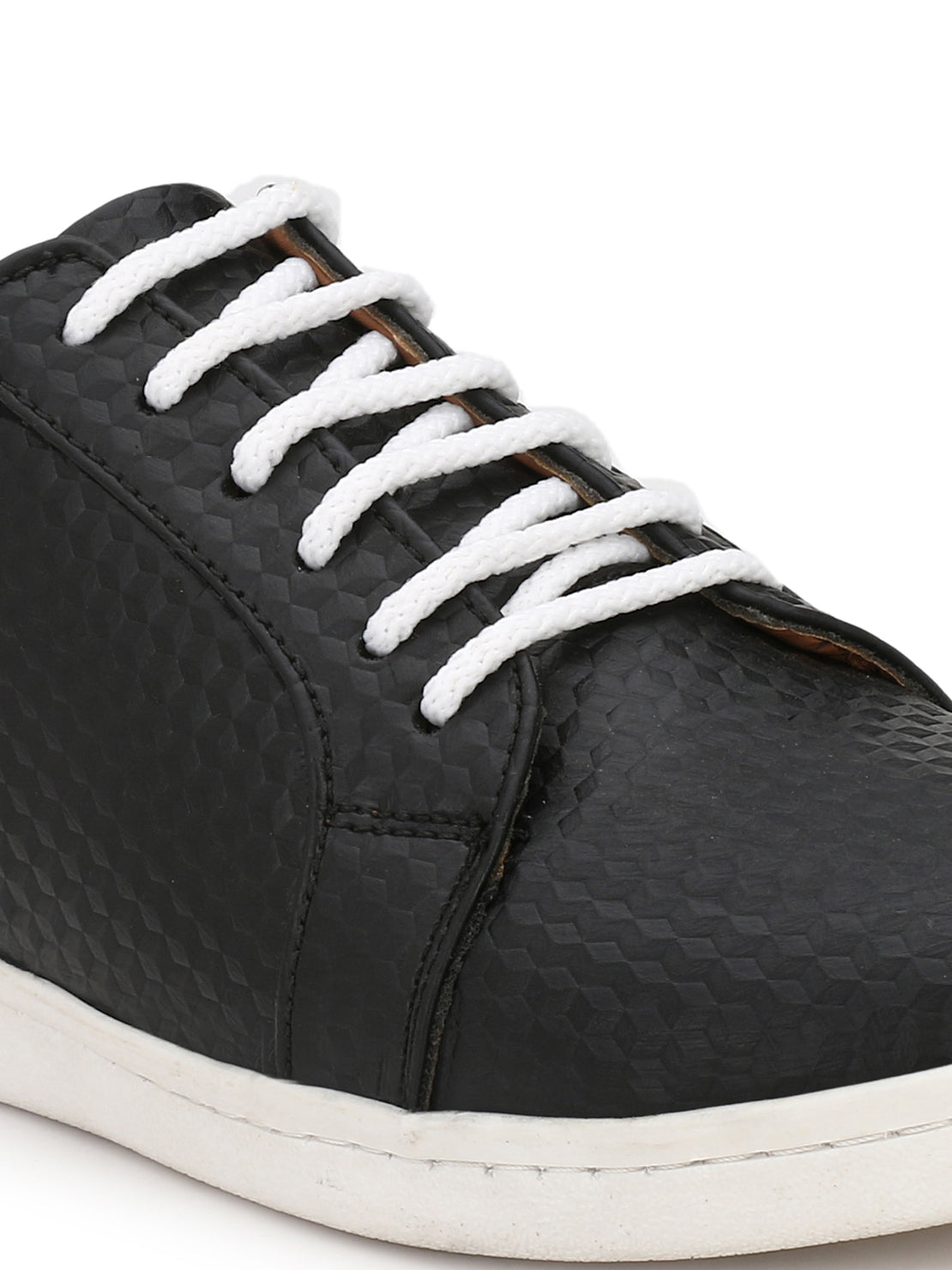 Guava Men's Black Diamond Cut Comfy Lace Up Sneaker (GV15JA602)