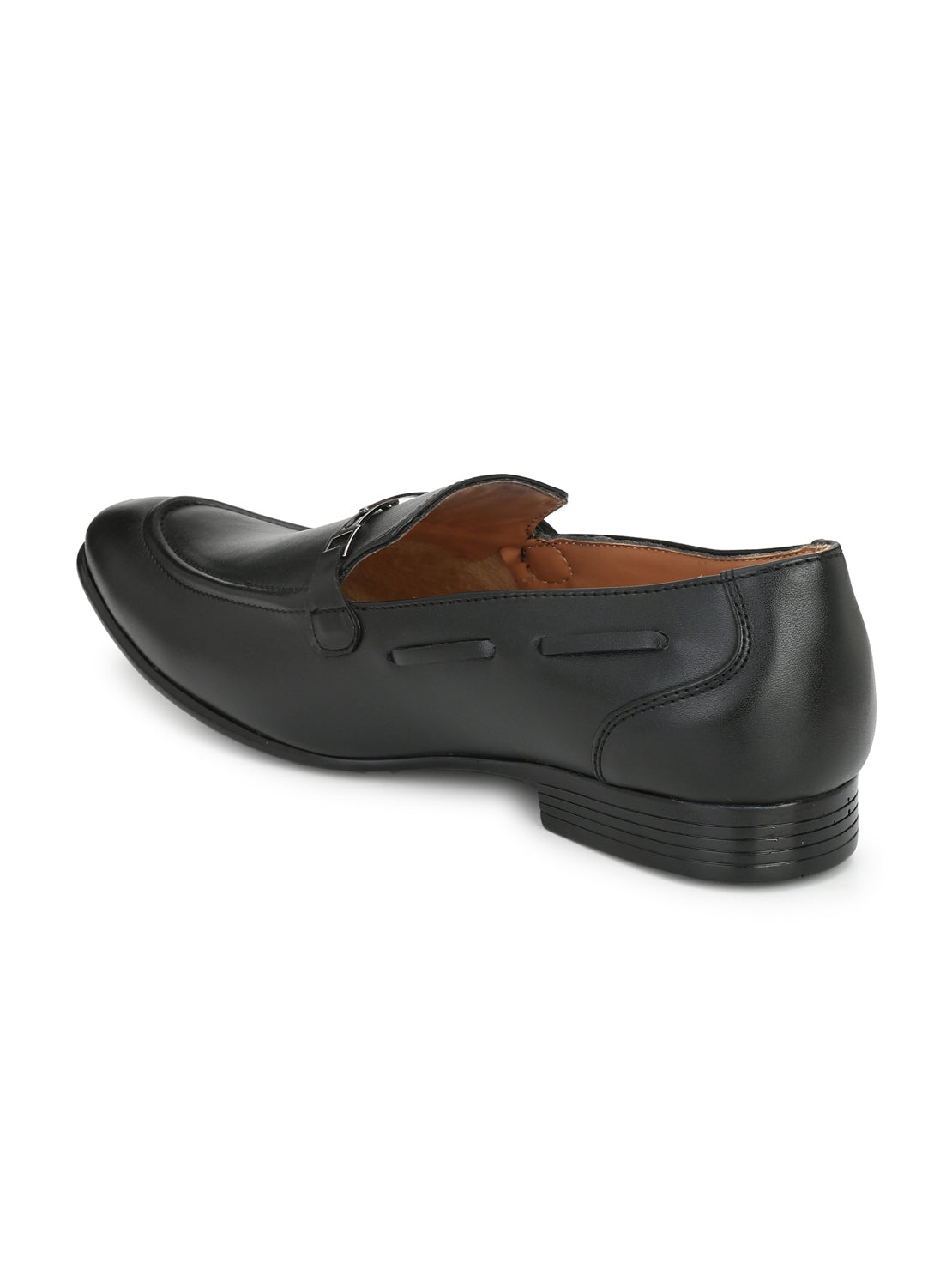 Guava Men's Black Penny Slip On Formal Shoes (GV15JA623)