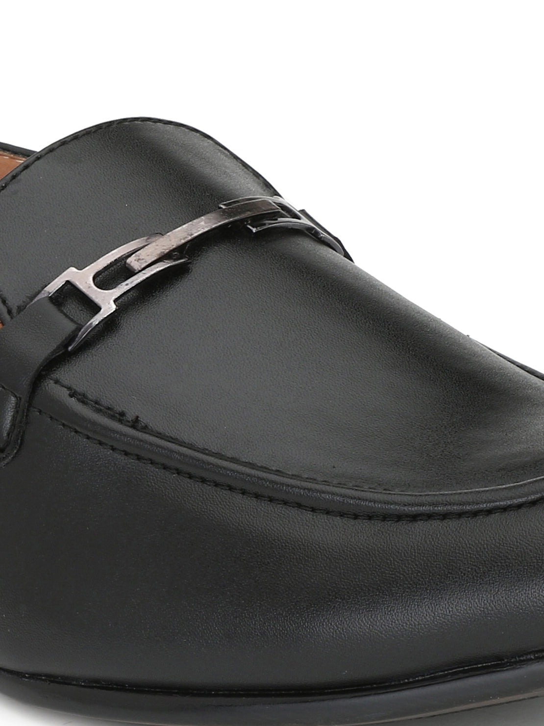 Guava Men's Black Penny Slip On Formal Shoes (GV15JA623)