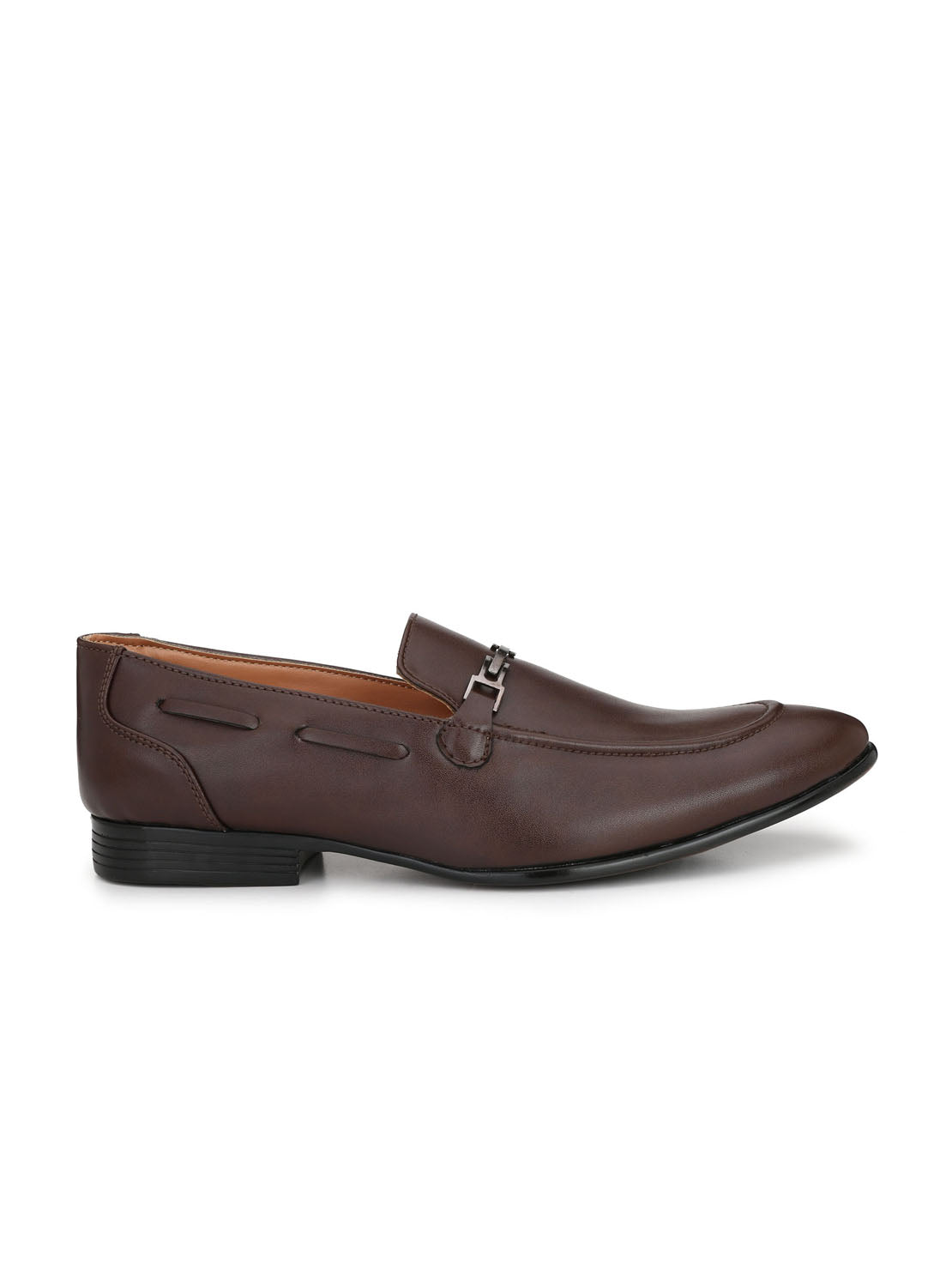 Guava Men's Brown Penny Slip On Formal Shoes (GV15JA624)