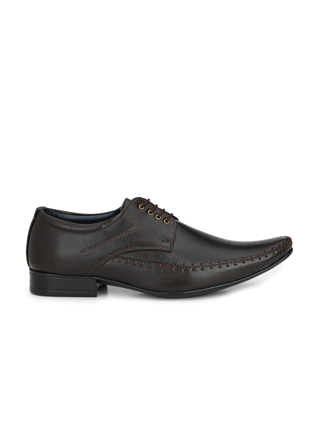 Guava Men's Brown Derby Lace Up Formal Shoes (GV15JA627)