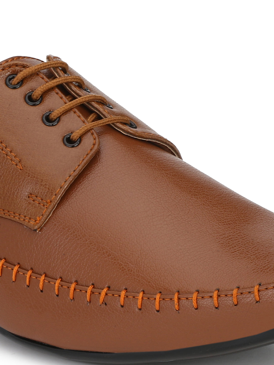 Guava Men's Tan Derby Lace Up Formal Shoes (GV15JA628)