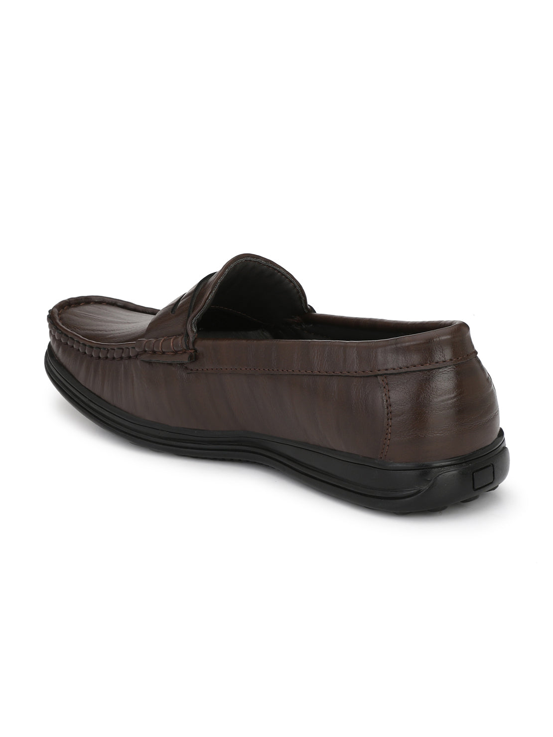 Guava Men's Brown Stylish Slip On Driving Loafers (GV15JA643)