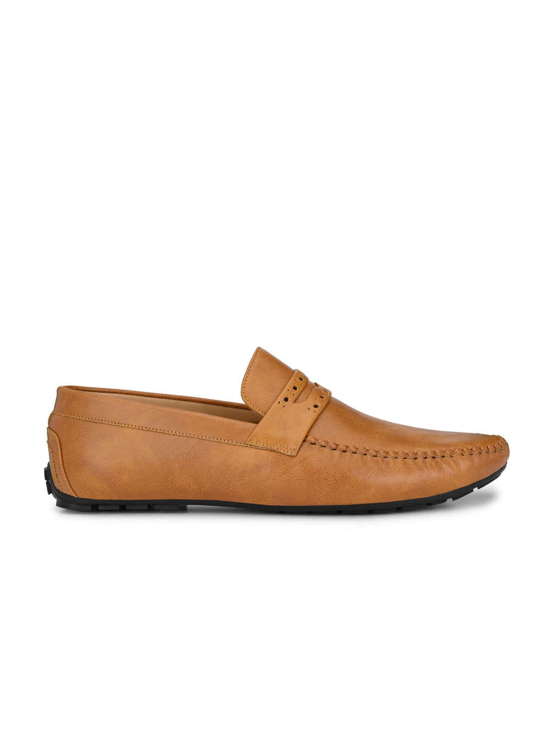Guava Men's Tan Stylish Slip On Driving Loafers (GV15JA667)