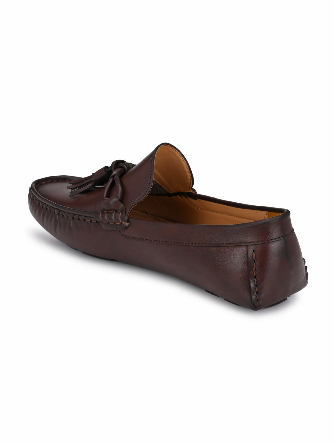Guava Men's Brown Stylish Slip On Driving Loafers (GV15JA672)