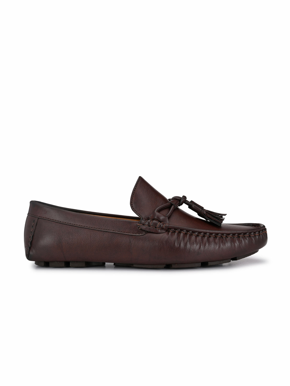 Guava Men's Brown Stylish Slip On Driving Loafers (GV15JA672)