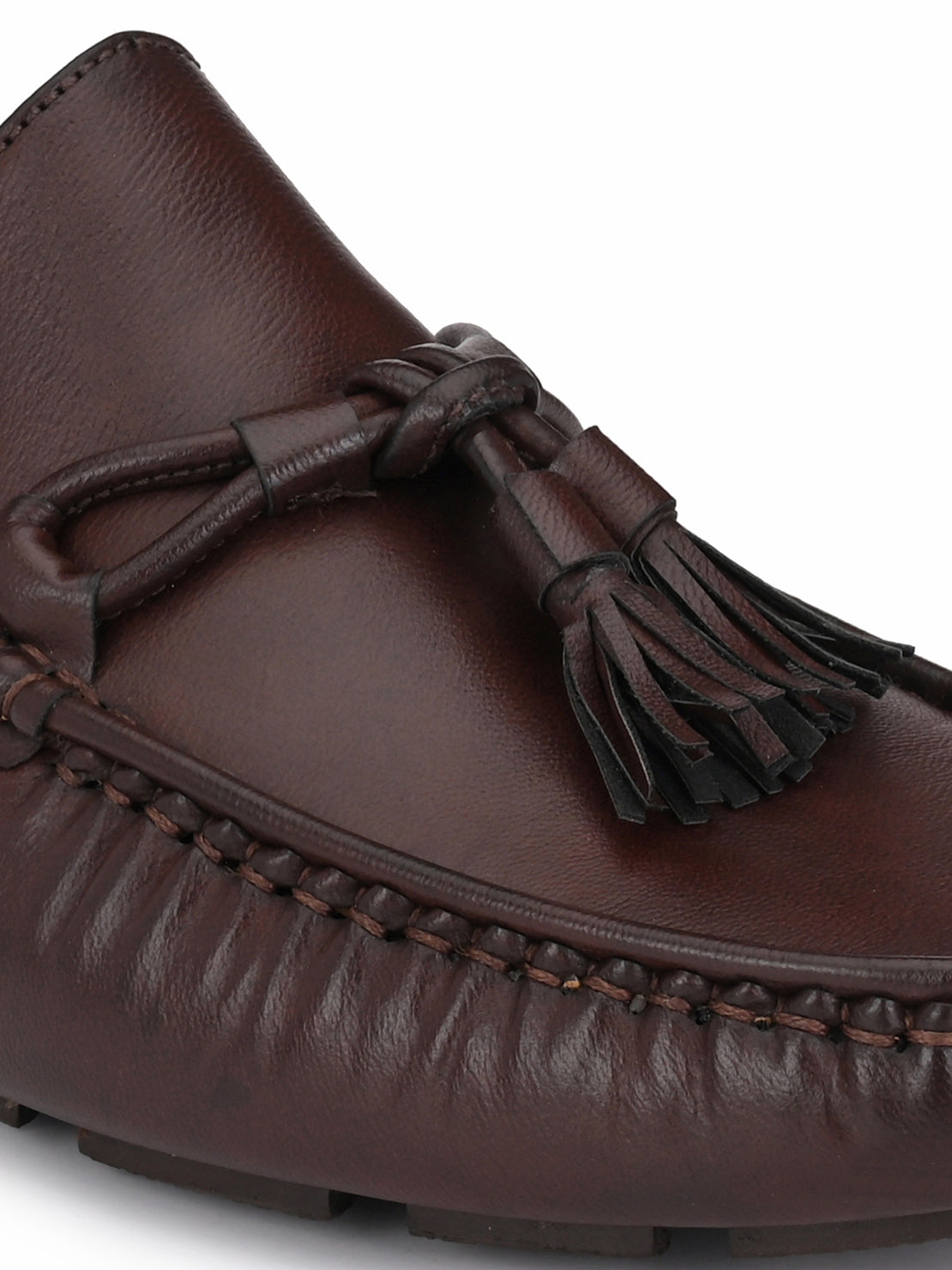 Guava Men's Brown Stylish Slip On Driving Loafers (GV15JA672)
