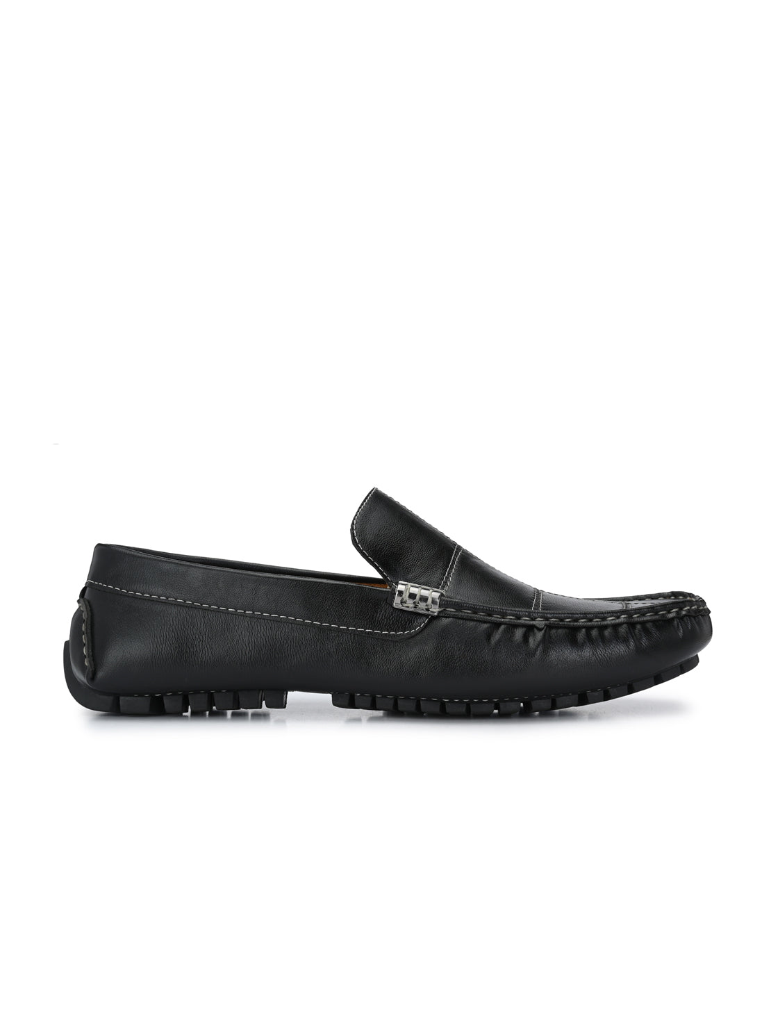 Guava Men's Black Stylish Slip On Driving Loafers (GV15JA674)