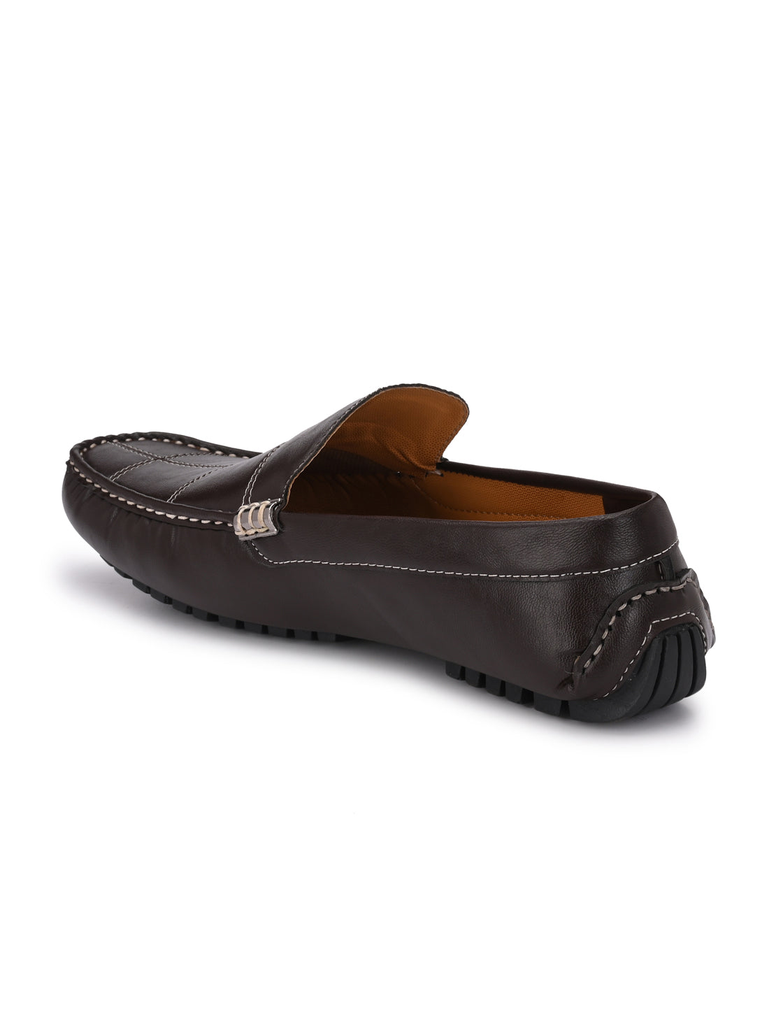 Guava Men's Brown Stylish Slip On Driving Loafers (GV15JA675)