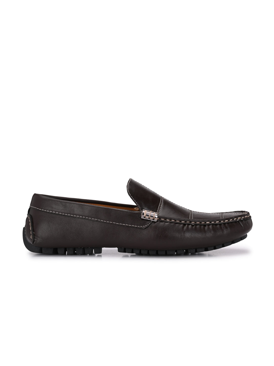 Guava Men's Brown Stylish Slip On Driving Loafers (GV15JA675)