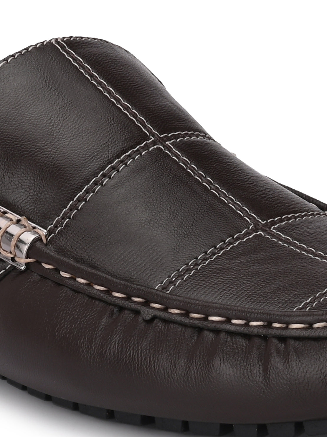 Guava Men's Brown Stylish Slip On Driving Loafers (GV15JA675)
