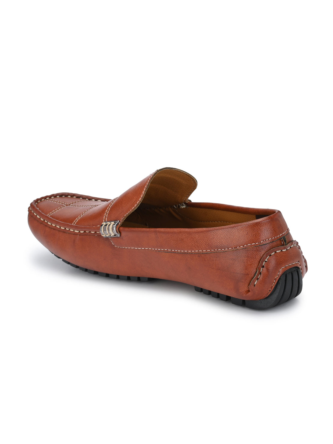 Guava Men's Tan Stylish Slip On Driving Loafers (GV15JA676)
