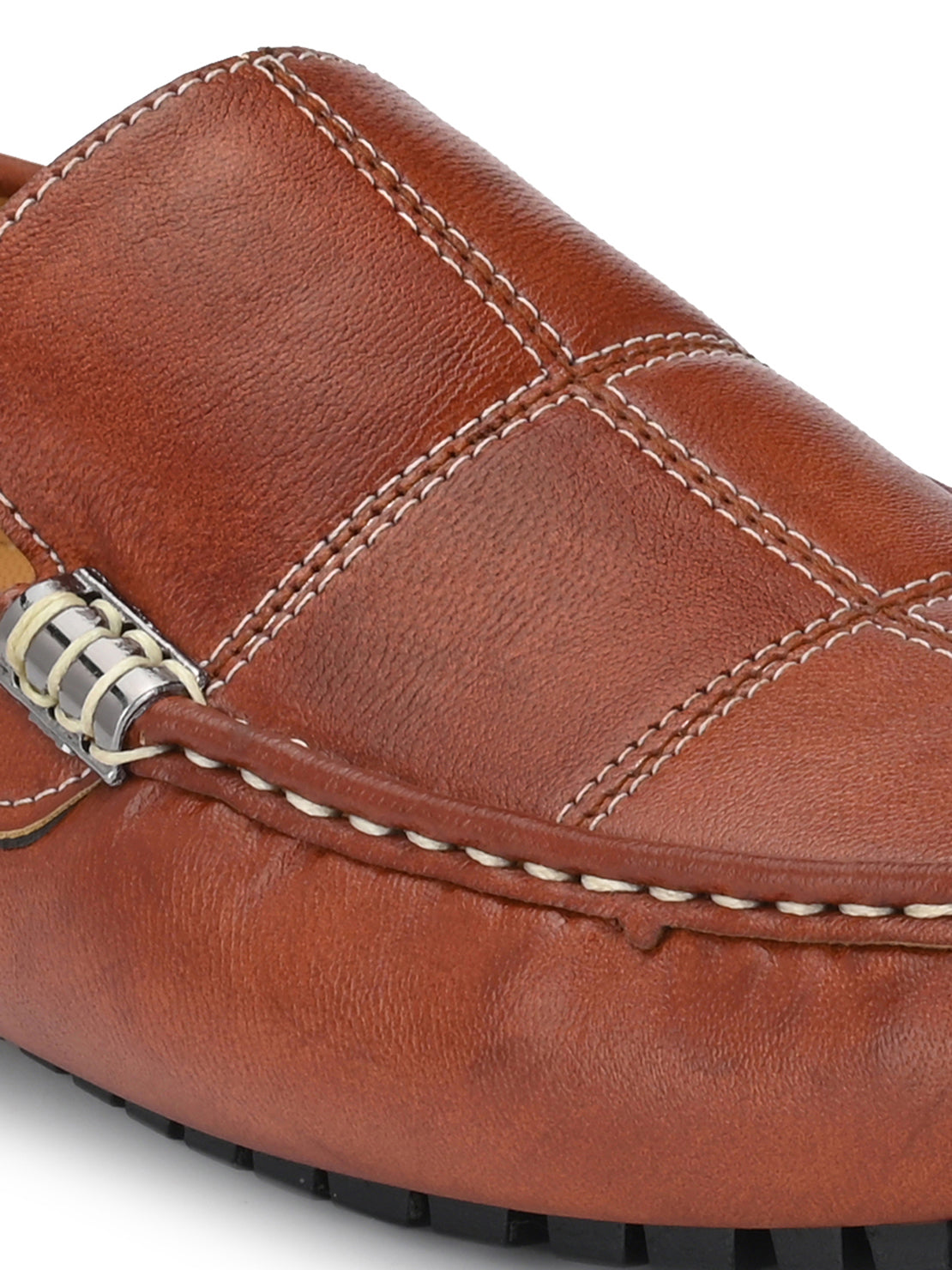 Guava Men's Tan Stylish Slip On Driving Loafers (GV15JA676)