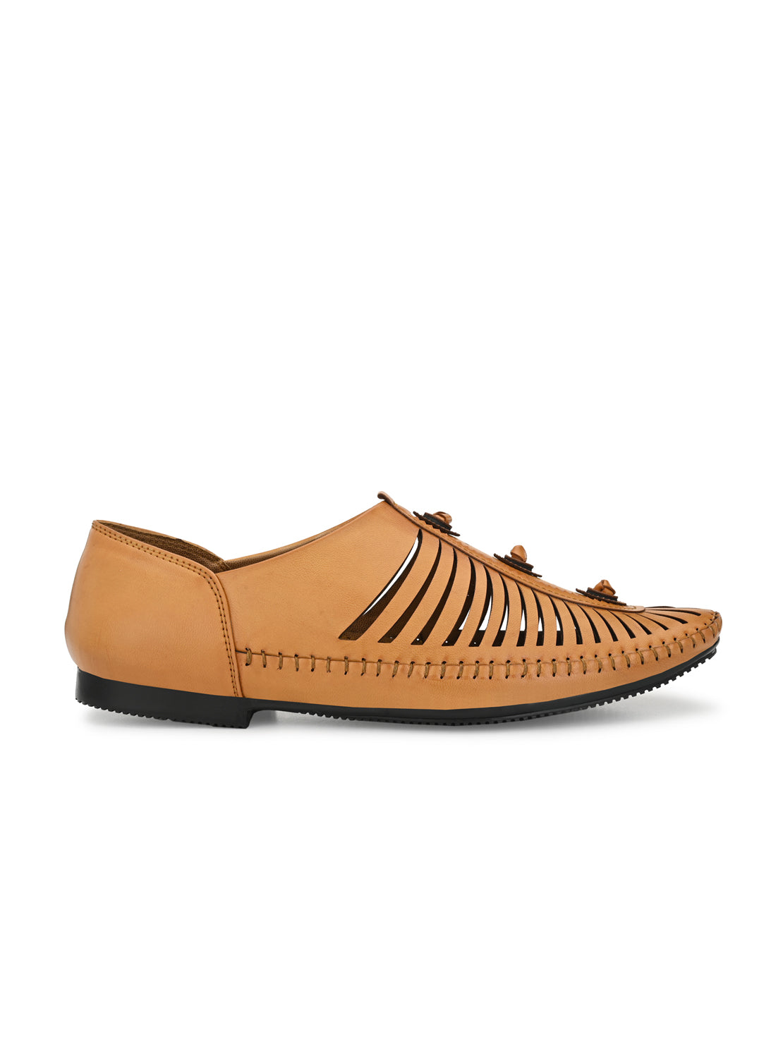 Guava Men's Black Stylish Slip On Driving Loafers (GV15JA693)