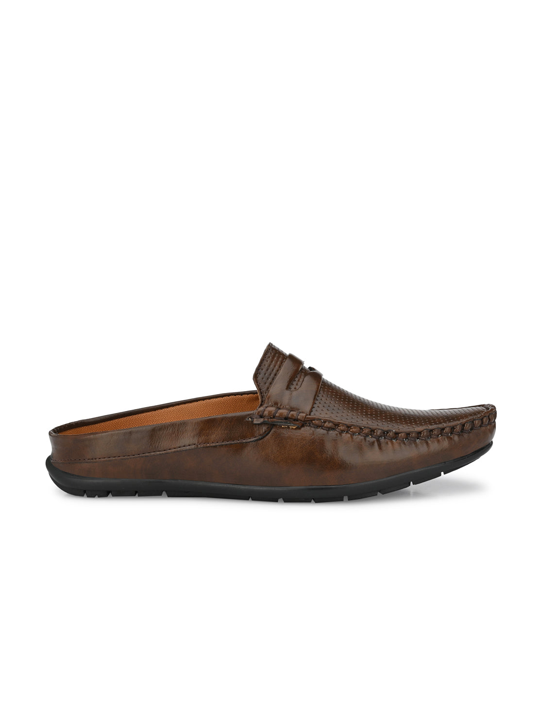Guava Men's Brown Casual Mule Slip On Loafers (GV15JA727)