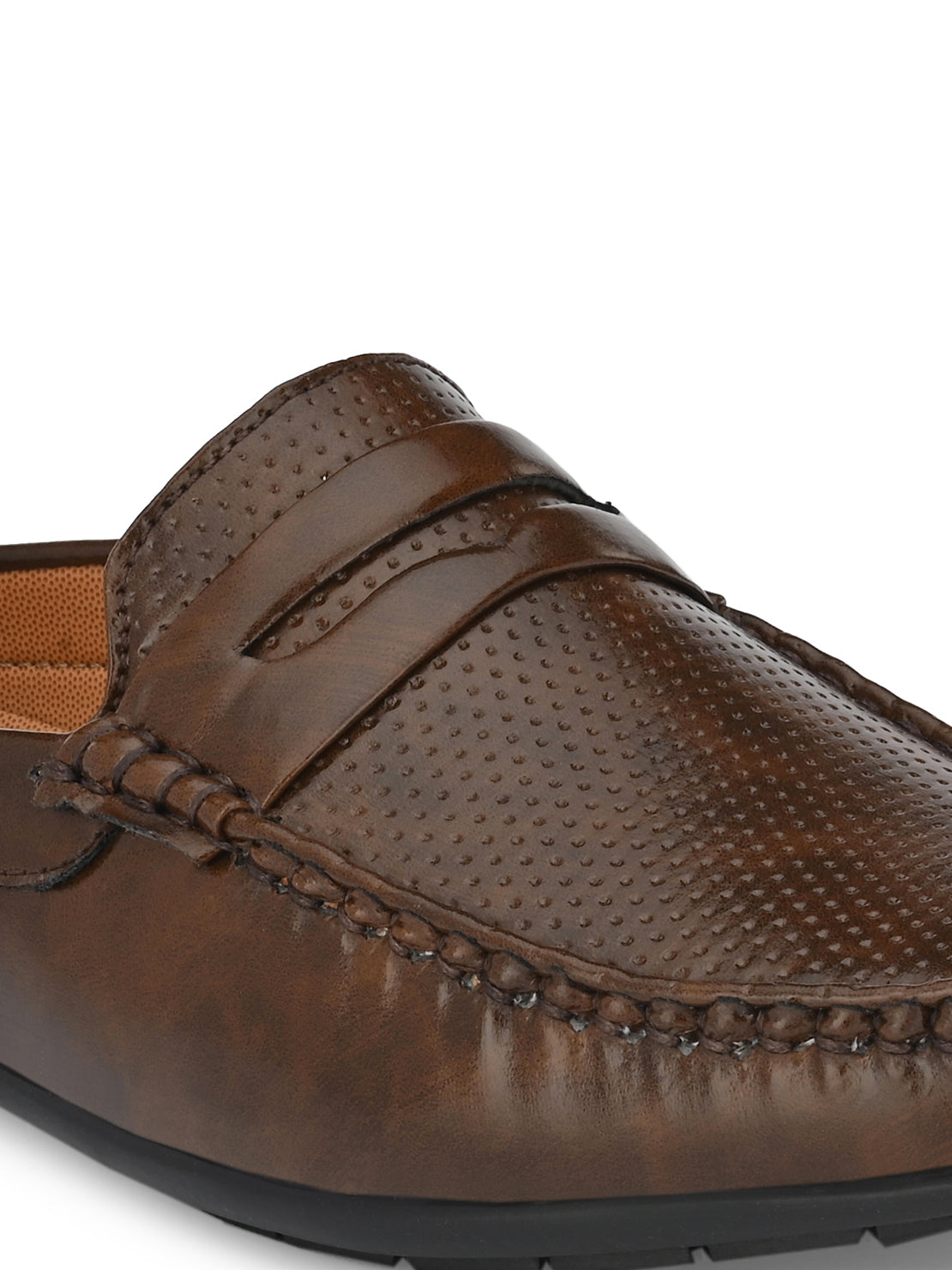 Guava Men's Brown Casual Mule Slip On Loafers (GV15JA727)