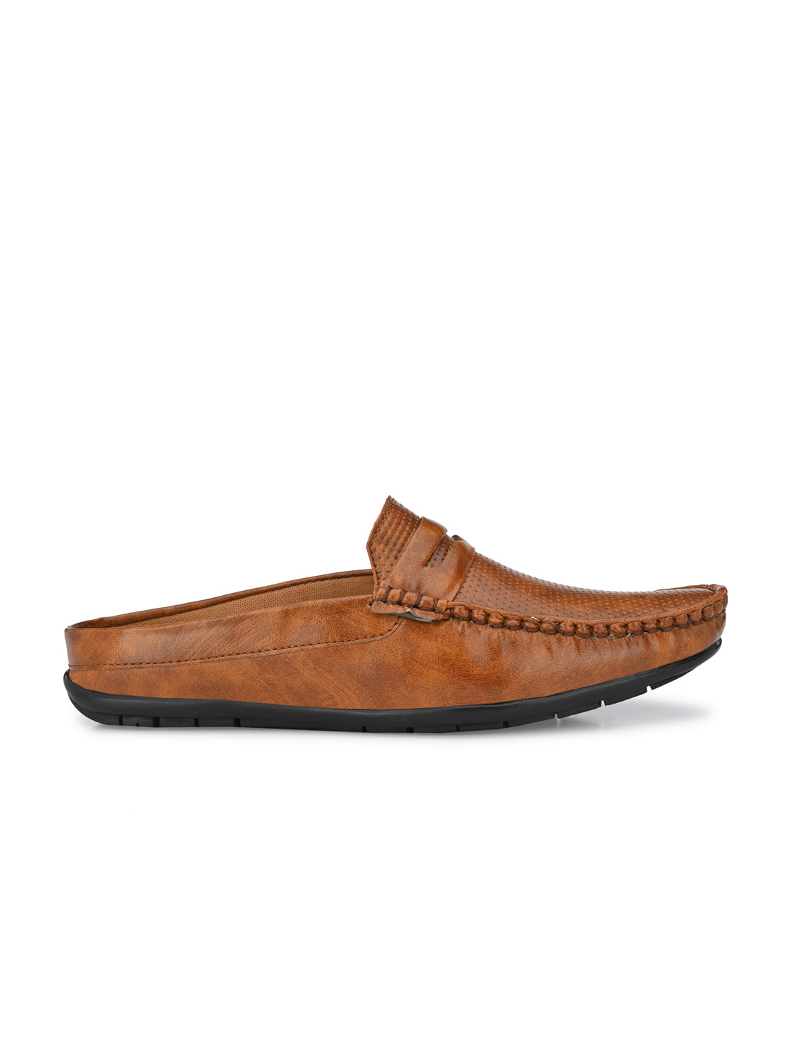 Guava Men's Tan Casual Mule Slip On Loafers (GV15JA728)