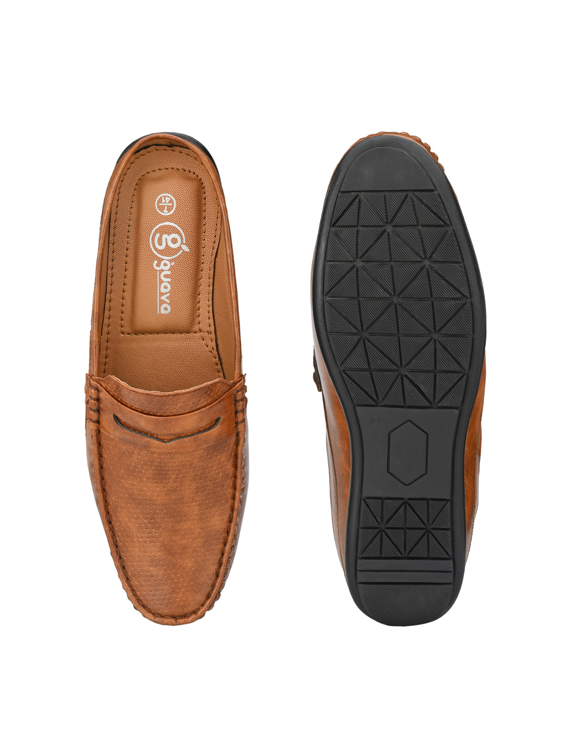 Guava Men's Tan Casual Mule Slip On Loafers (GV15JA728)