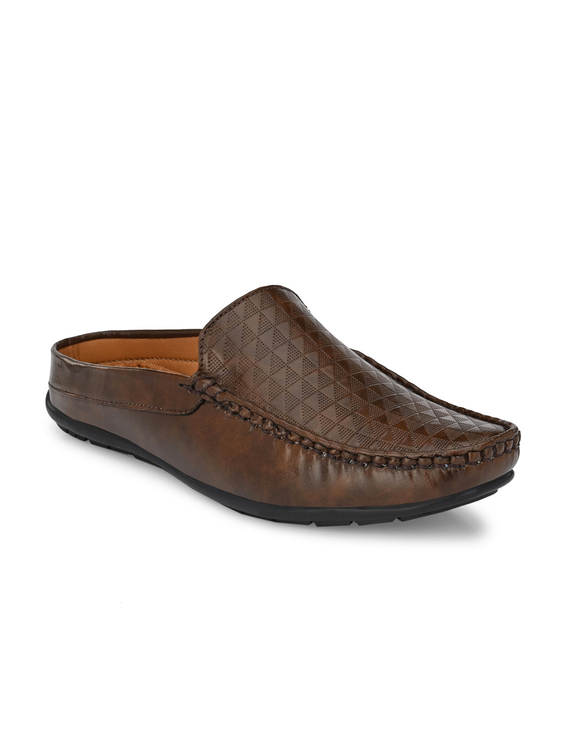 Guava Men's Brown Casual Mule Slip On Loafers (GV15JA730)