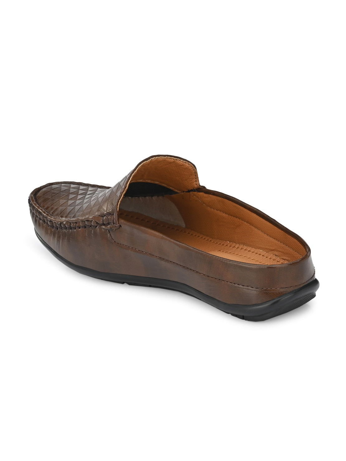 Guava Men's Brown Casual Mule Slip On Loafers (GV15JA730)