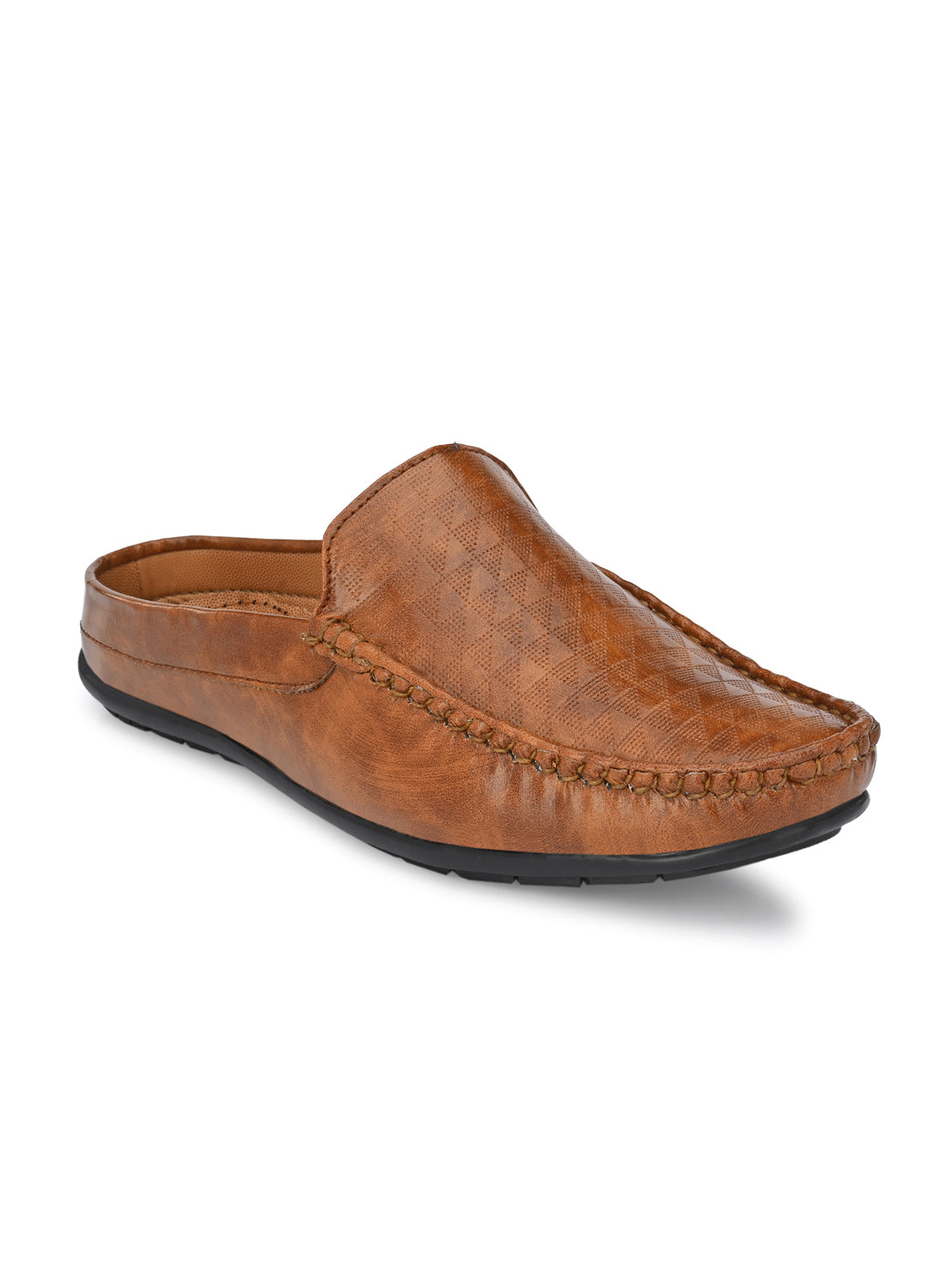 Guava Men's Tan Casual Mule Slip On Loafers (GV15JA731)