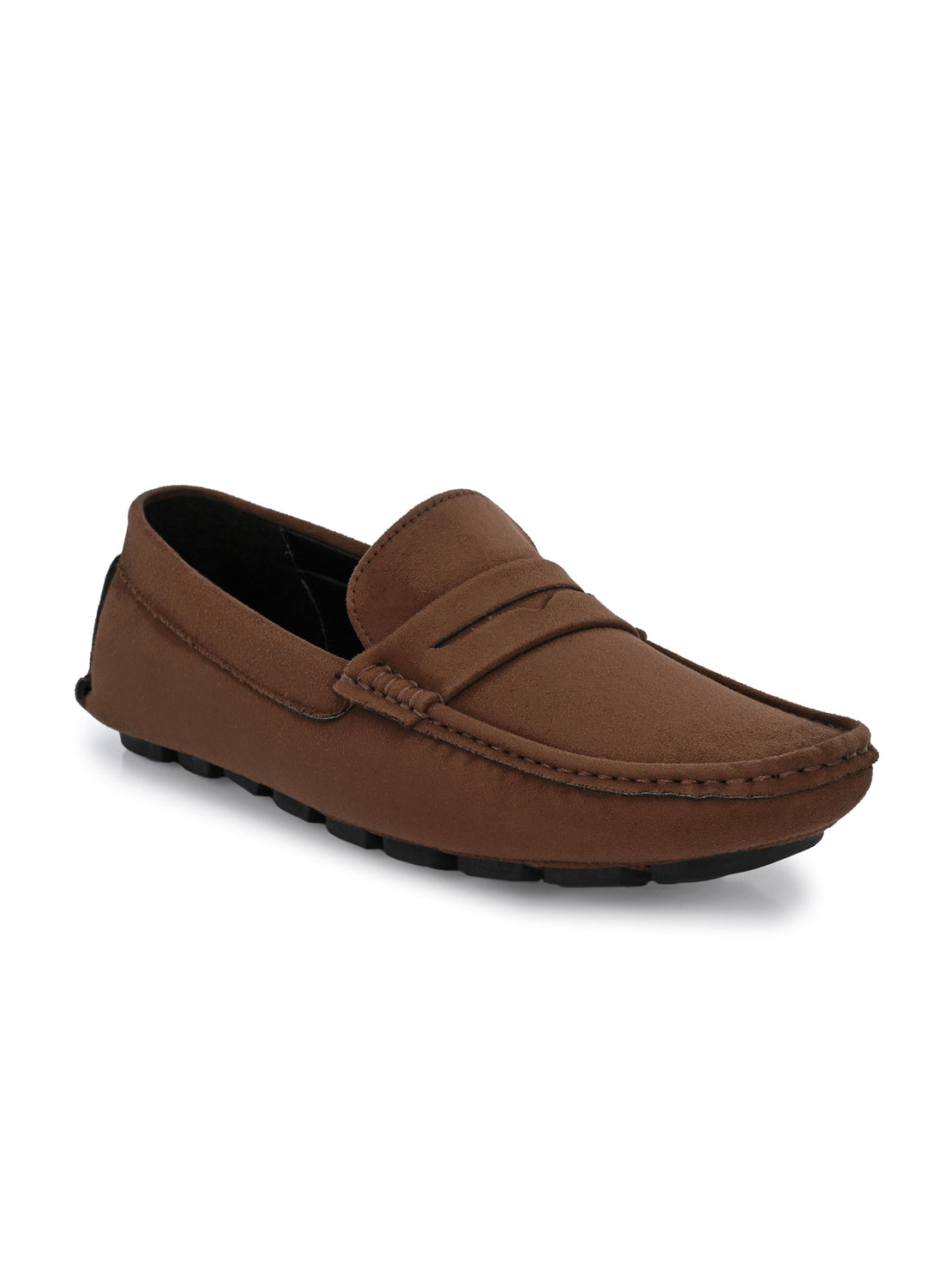 Guava Men's Brown Casual Slip On Driving Loafers (GV15JA752)