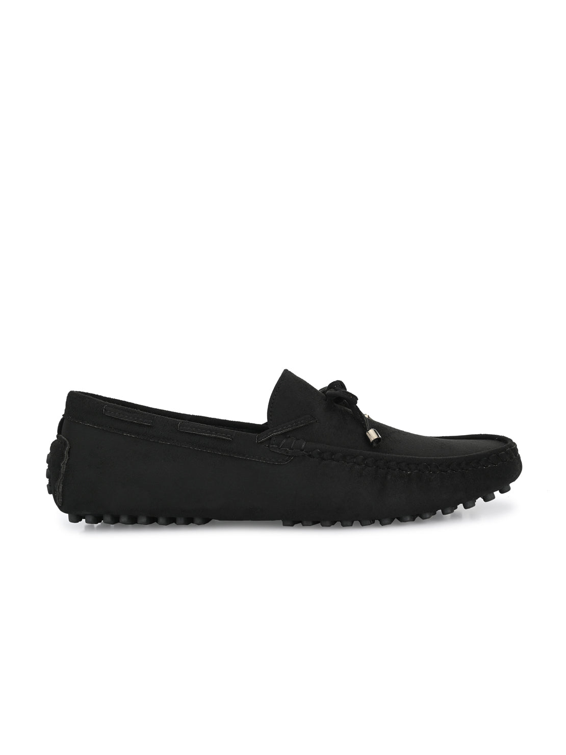 Guava Men's Black Casual Slip On Driving Loafers (GV15JA756)