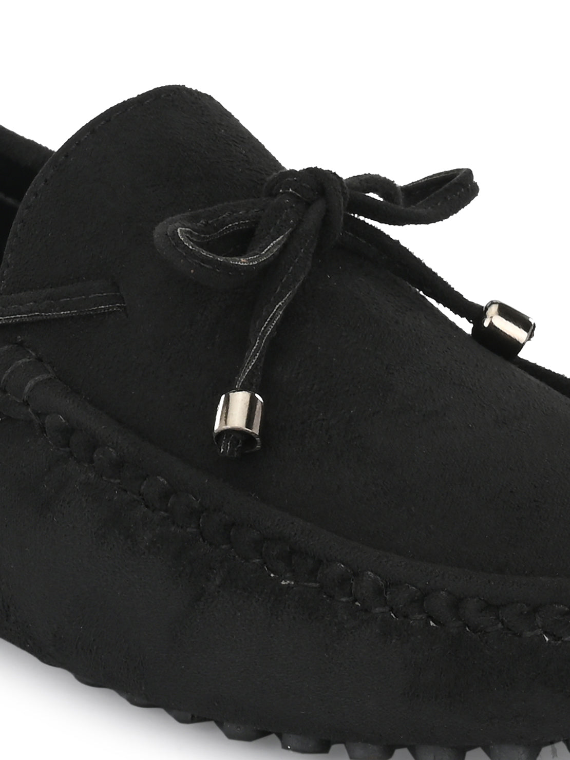 Guava Men's Black Casual Slip On Driving Loafers (GV15JA756)
