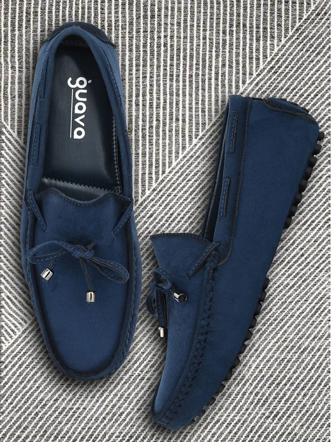 Guava Men's Blue Casual Slip On Driving Loafers (GV15JA759)