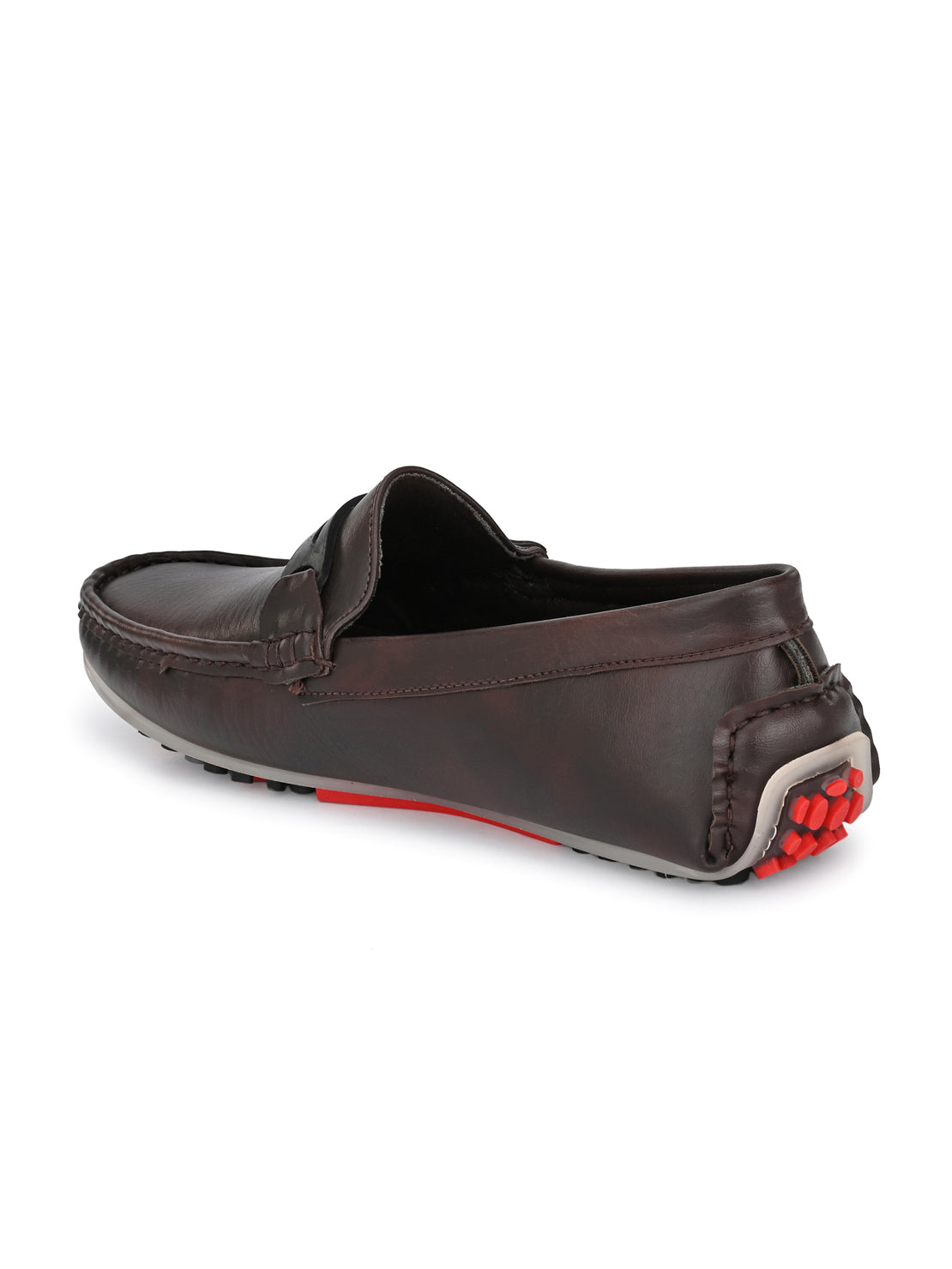 Guava Men's Brown Casual Slip On Driving Loafers (GV15JA764)