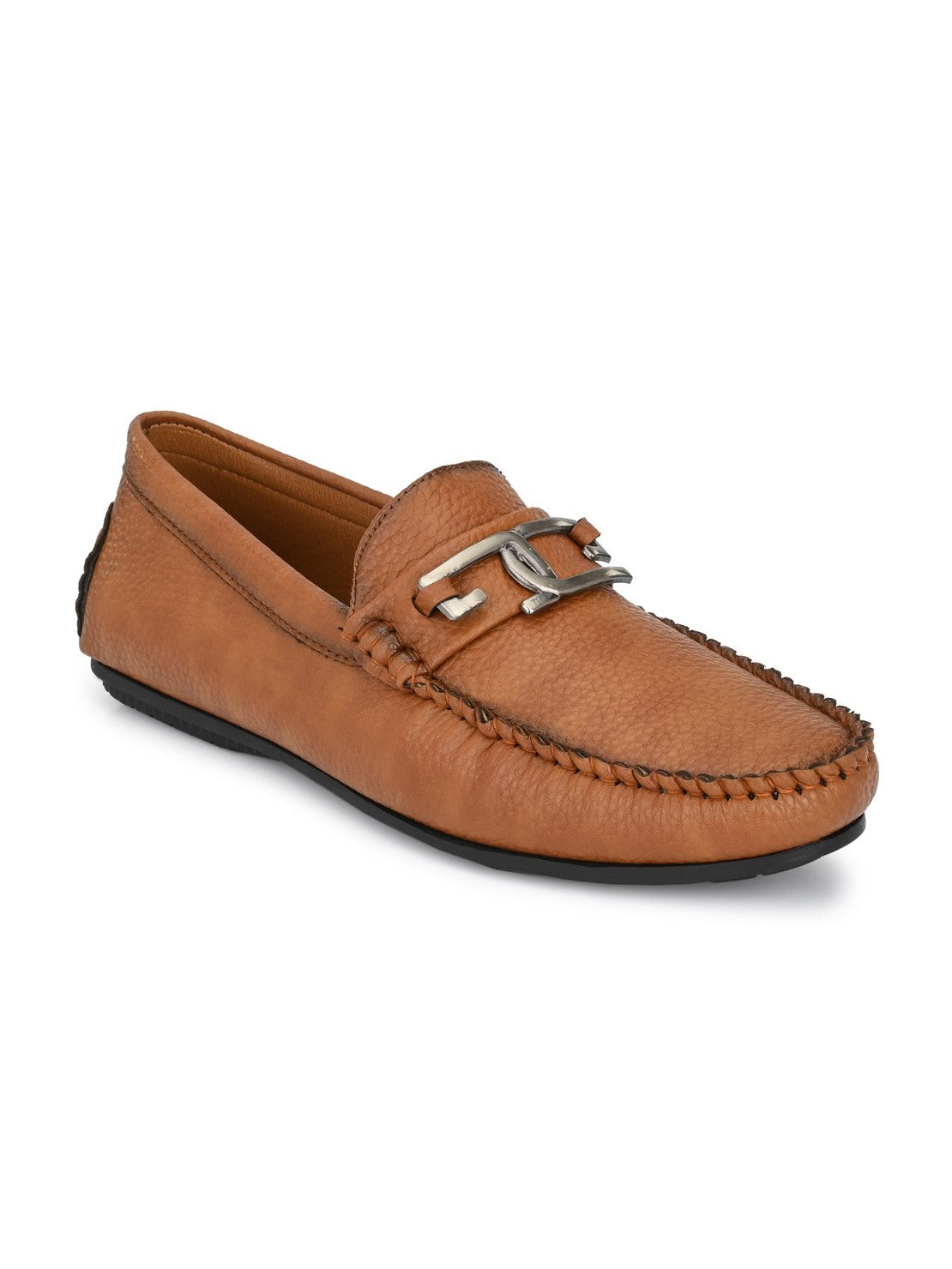 Guava Men's Tan Casual Slip On Driving Loafers (GV15JA766)