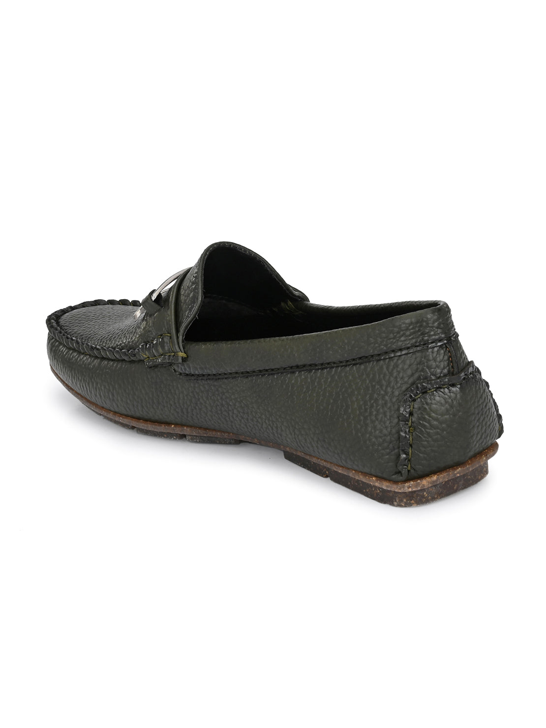 Guava Men's Black Casual Slip On Driving Loafers (GV15JA767)