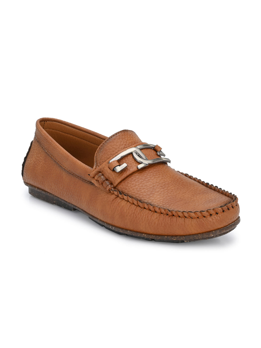 Guava Men's Tan Casual Slip On Driving Loafers (GV15JA768)