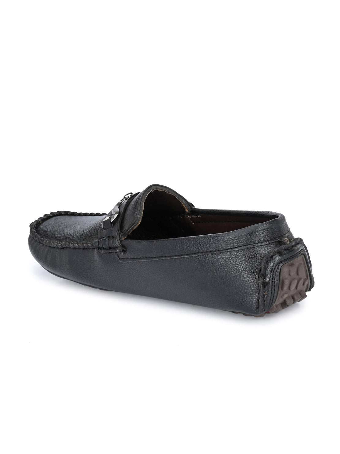 Guava Men's Black Casual Slip On Driving Loafers (GV15JA769)