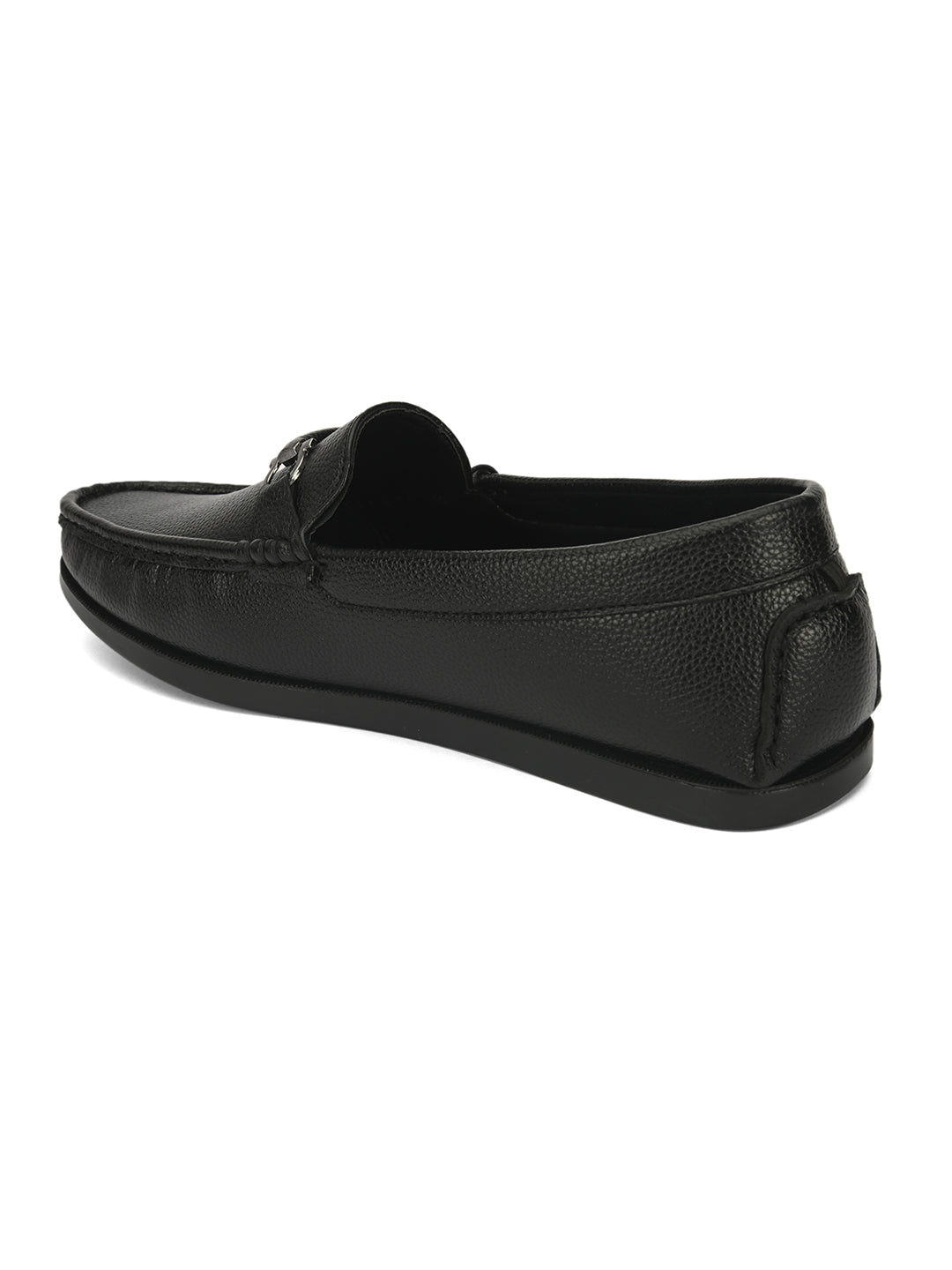 Guava Men's Black Casual Slip On Driving Loafers (GV15JA772)