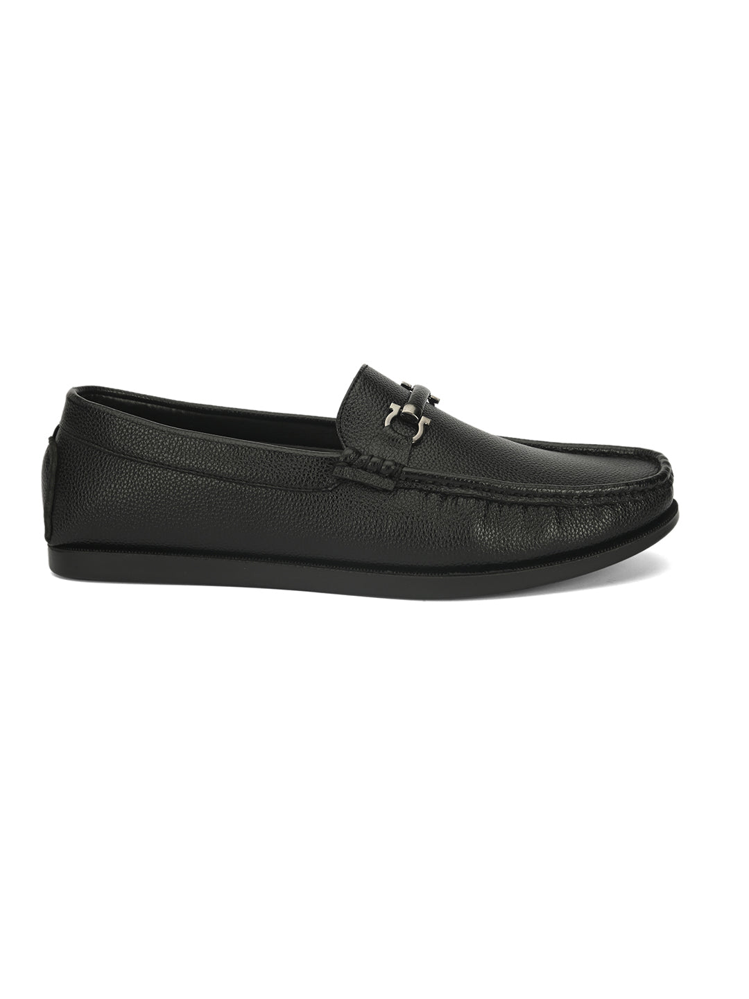Guava Men's Black Casual Slip On Driving Loafers (GV15JA772)
