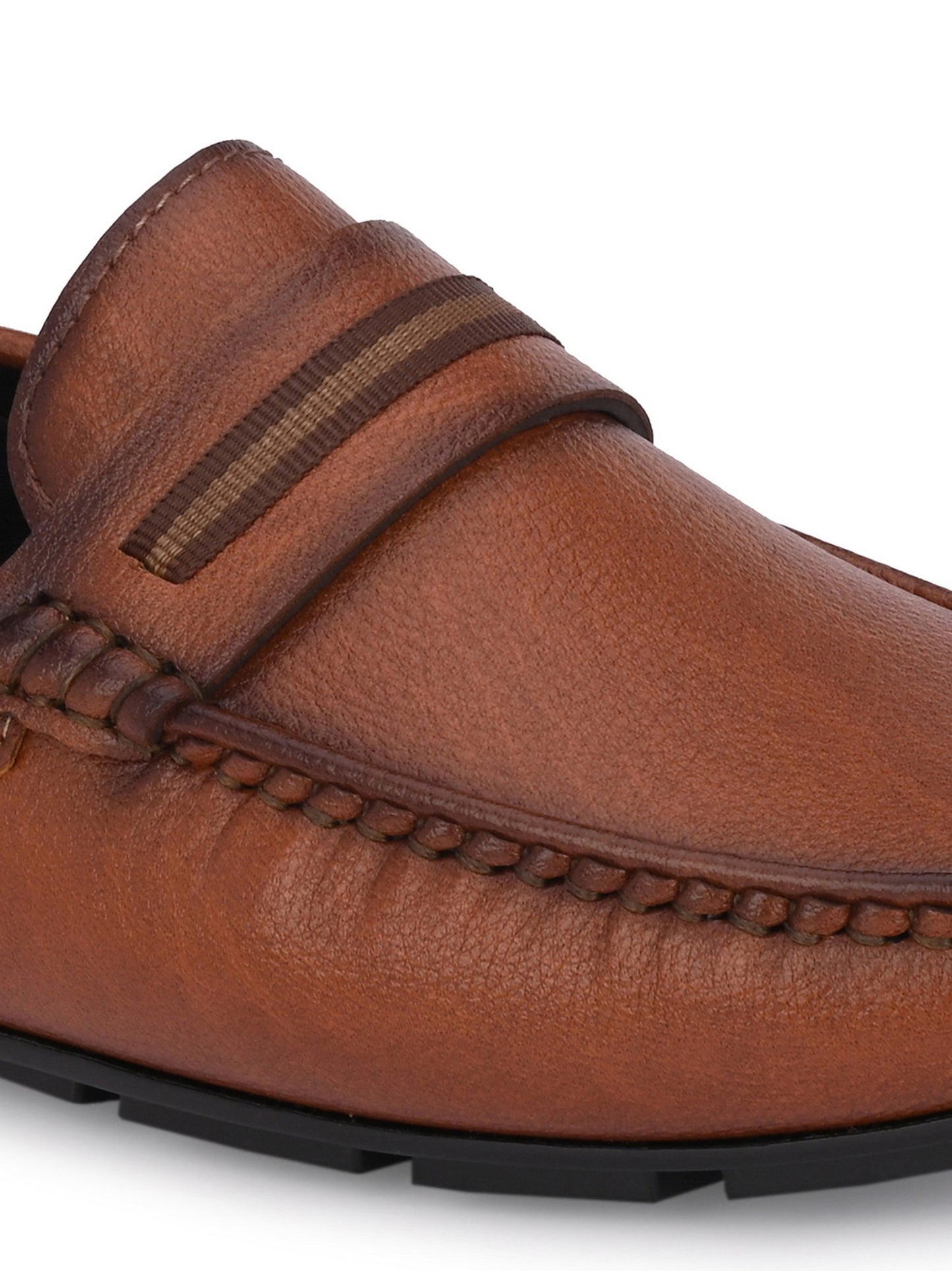 Guava Men's Tan Casual Slip On Driving Loafers (GV15JA784)