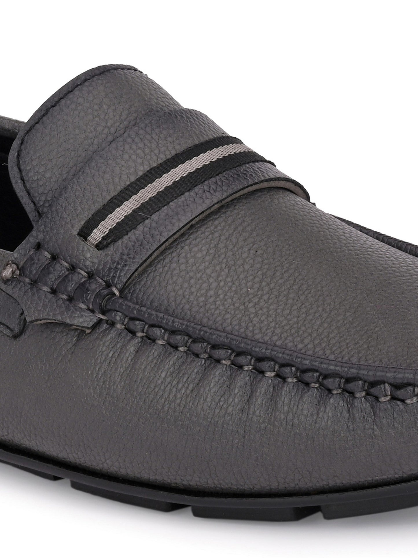 Guava Men's Grey Casual Slip On Driving Loafers (GV15JA786)