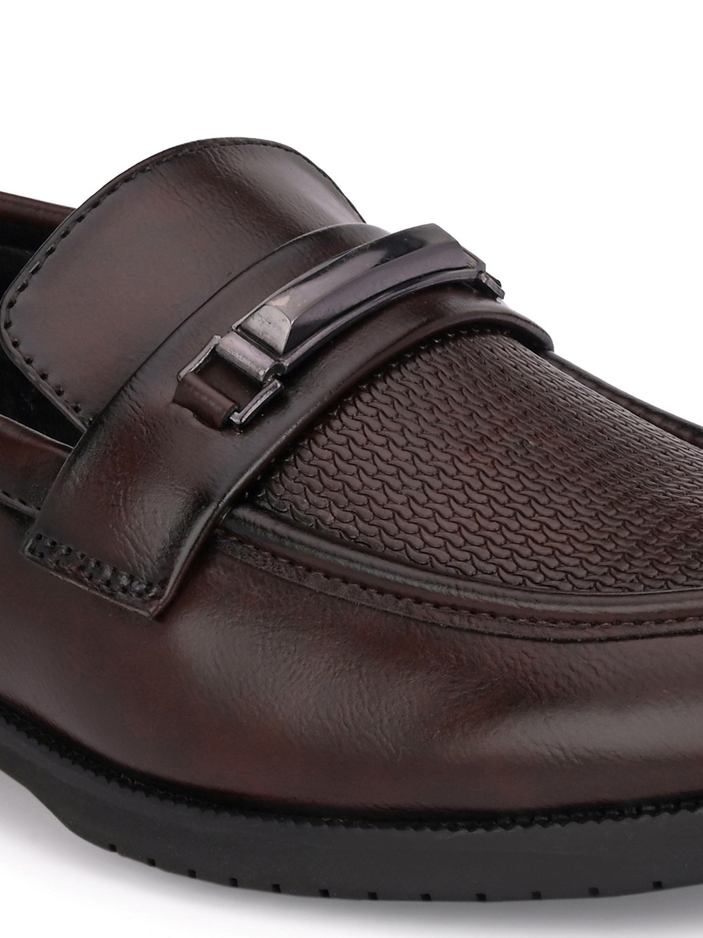 Guava Men's Brown Slip On Party Formal Shoes (GV15JA788)