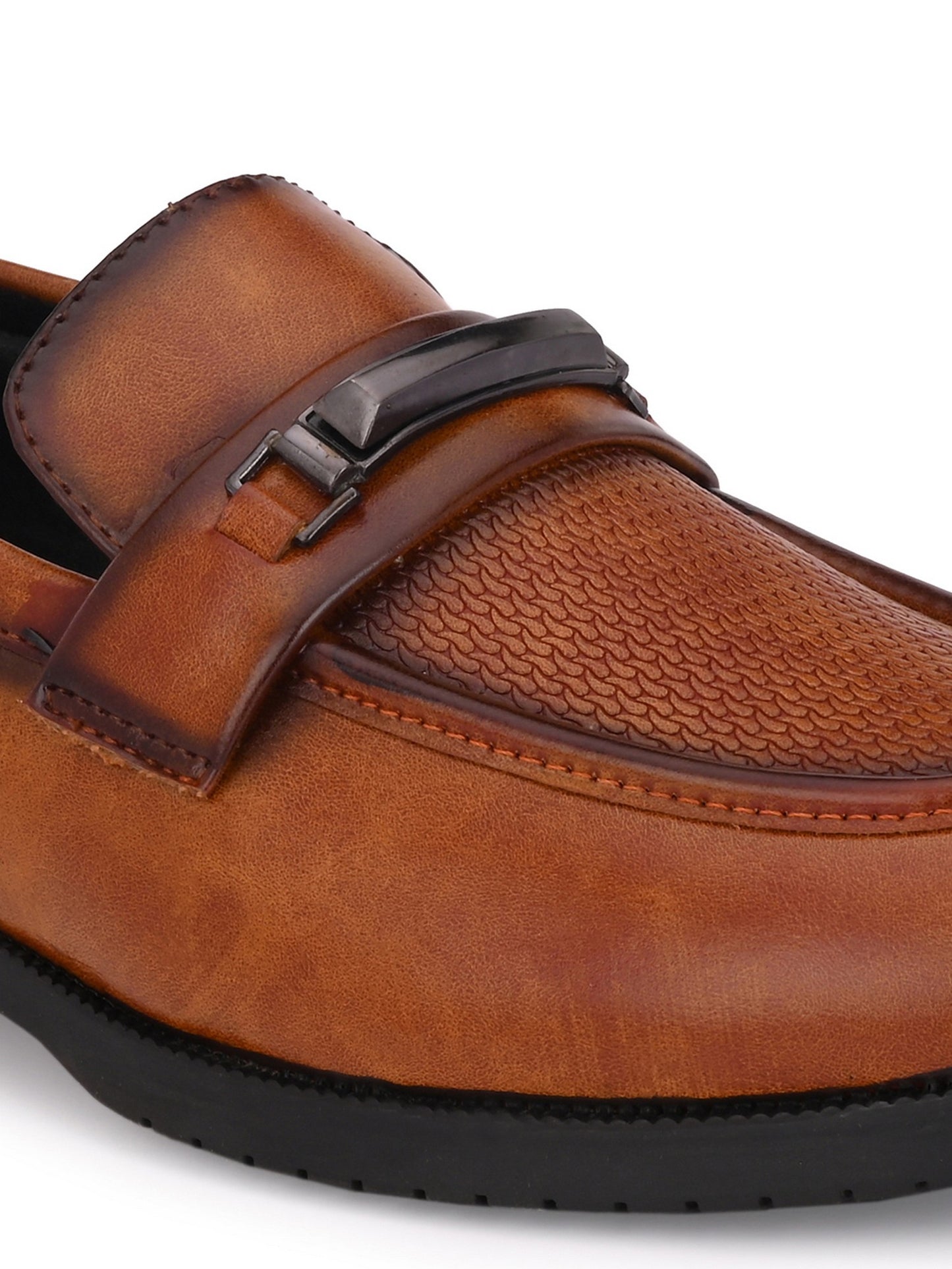 Guava Men's Tan Slip On Party Formal Shoes (GV15JA789)