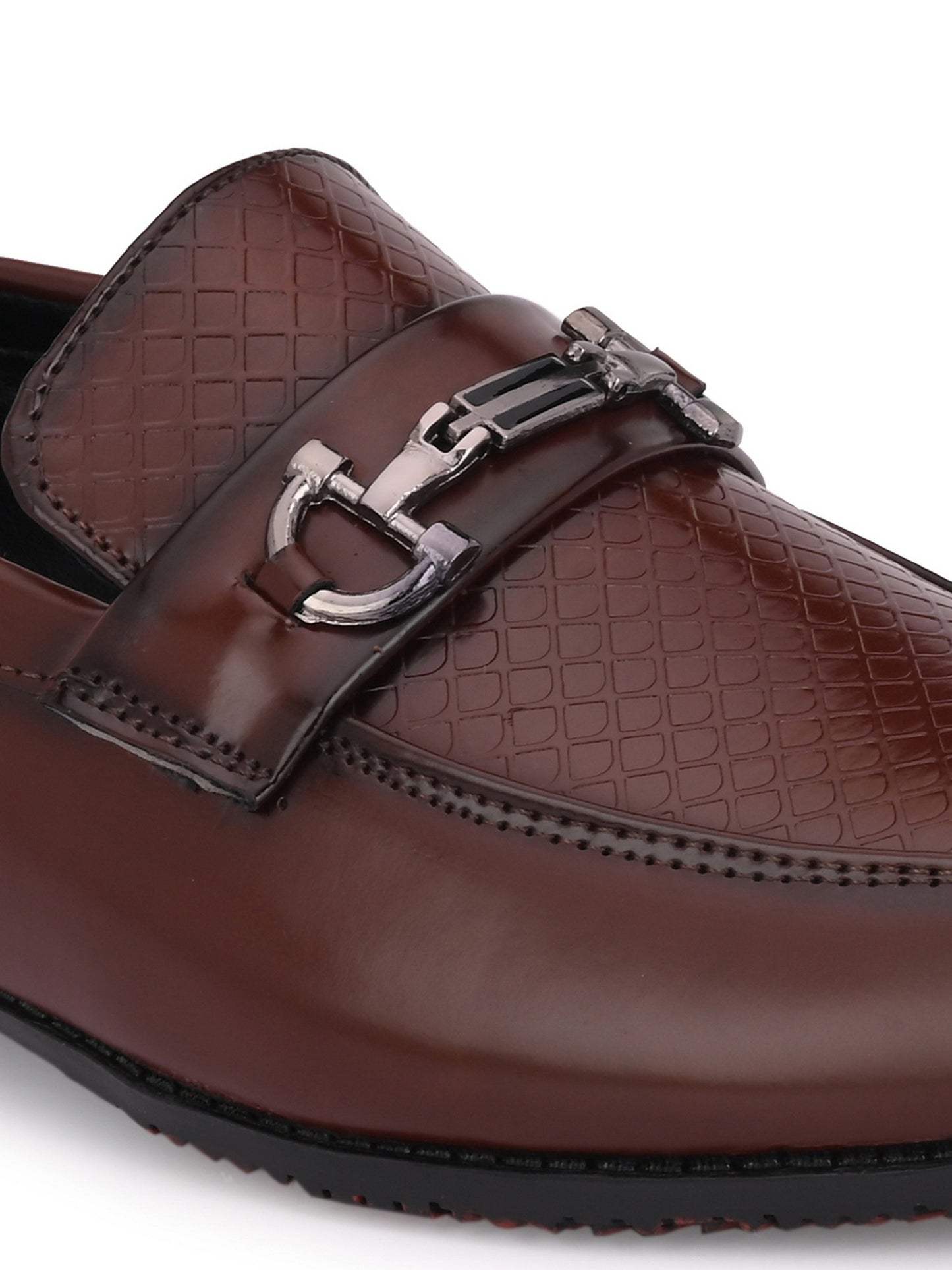 Guava Men's Brown Slip On Party Formal Shoes (GV15JA791)