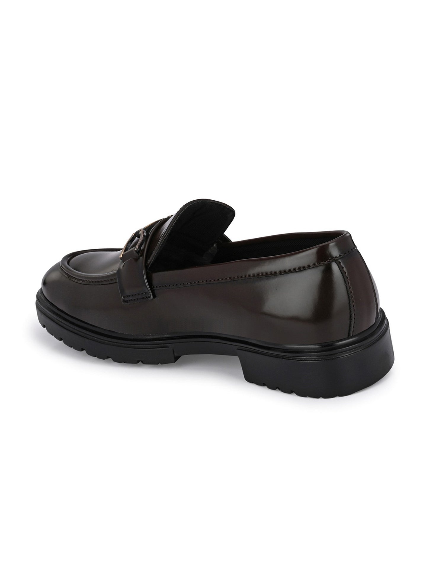 Guava Men's Brown Slip On Semi Formal Shoes (GV15JA819)
